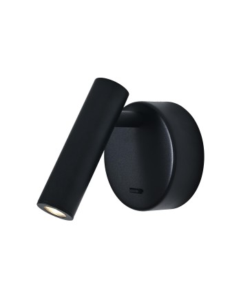 PREA * APLIQUE NEGRO LECTOR LED 3W 3000K